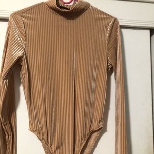 Fuzzy long sleeve Turtleneck